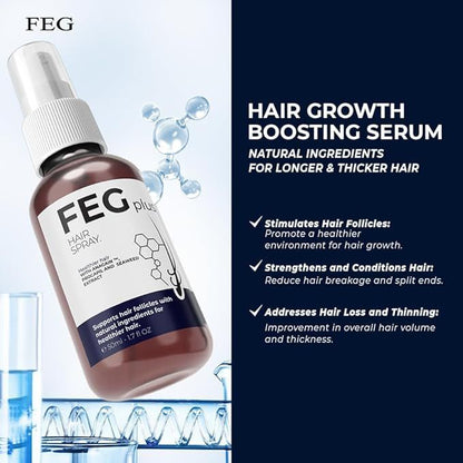 FEG PLUS HAIR SPRAY | 100% GUARANTEED RESULTS